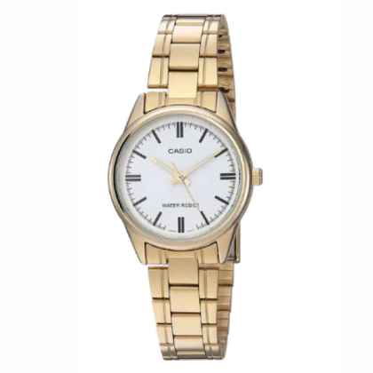 Casio General LTP-V005G-7AUDF Gold Stainless Steel Women Watch